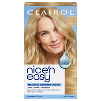 Clairol Nice 'n Easy Natural Looking Permanent Hair Color Light Blonde 9