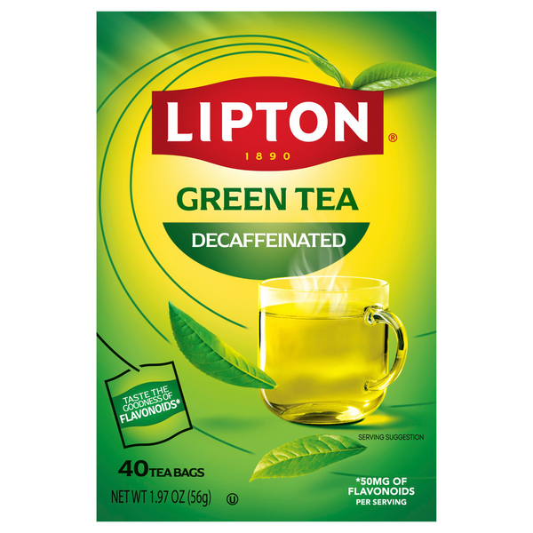 Lipton Decaffeinated Green Tea Bags