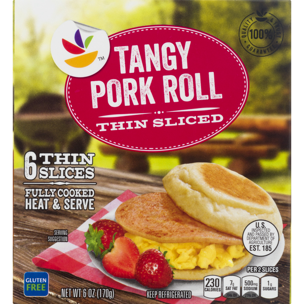Our Brand Fully Cooked Tangy Pork Roll Thin Sliced