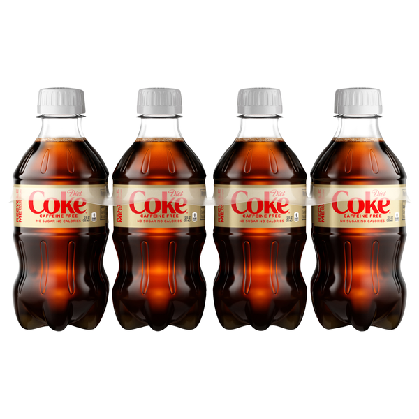 Diet Coke Cola Soda Caffeine Free - 8 pk