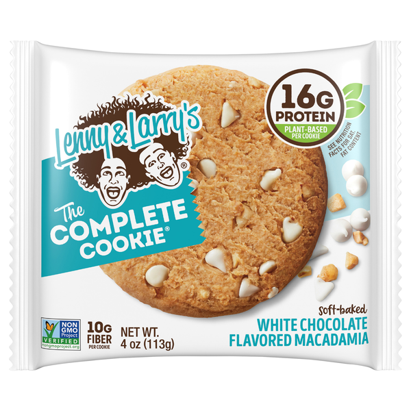 Lenny & Larry's White Chocolate Macadamia 16g Plant-Based Protein Cookie