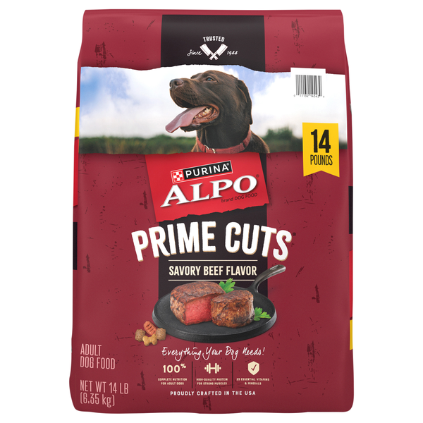 ALPO Prime Cuts Savory Beef Flavored Adult Dry Dog Food