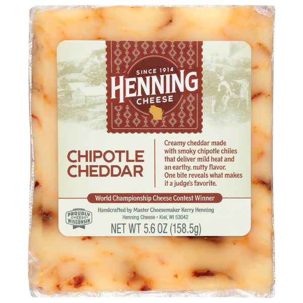 Henning's Wisconsin Chipotle Cheddar Cheese Block