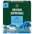 Irish Spring Icy Blast Deodorant Soap Bar - 3 ct