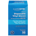CareOne Vinyl Gloves Latex Free Powder Free Disposable