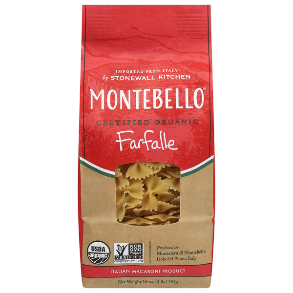 Montebello Organic Farfalle Pasta