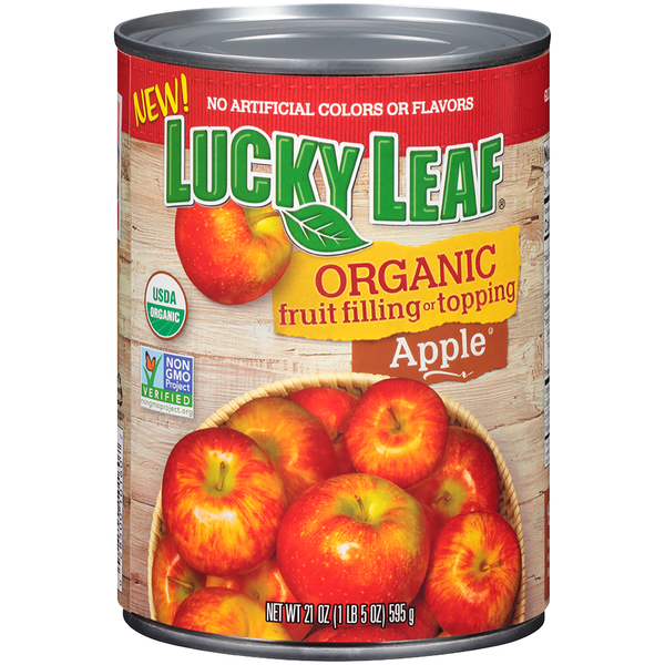 Lucky Leaf Organic Apple Fruit Filling or Topping