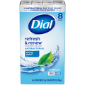Dial Refresh & Renew Spring Water Antibacterial Deodorant Soap Bar - 8 ct