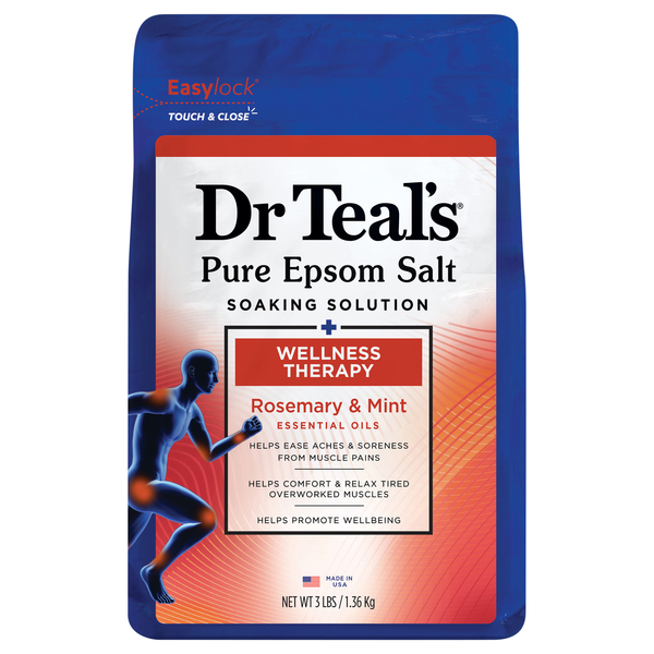 Dr. Teal's Rosemary & Mint Pure Epsom Salt Soaking Solution