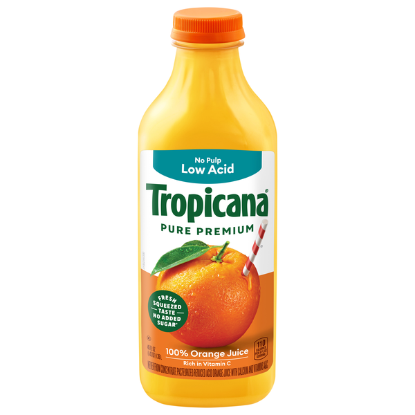 Tropicana Pure Premium Low Acid No Pulp Orange Juice