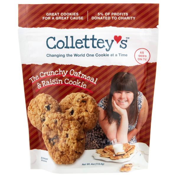 Collettey's The Crunchy Oatmeal & Raisin Cookie