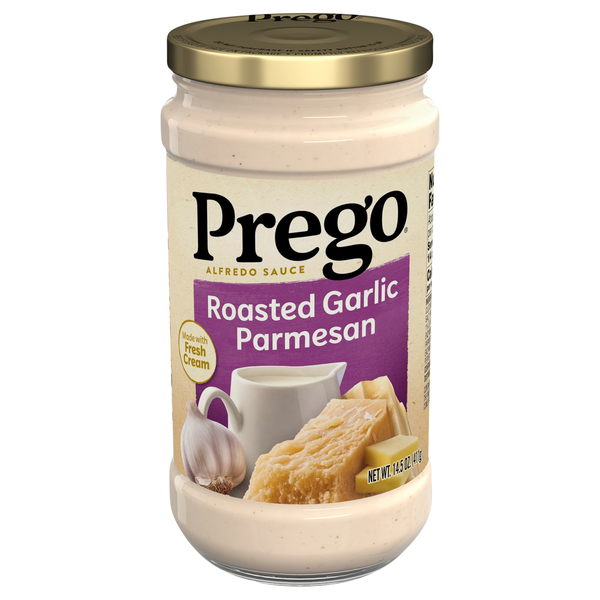 Prego Roasted Garlic Parmesan Alfredo Pasta Sauce