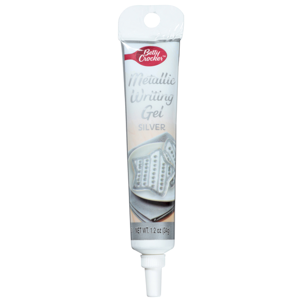 Betty Crocker Silver Metallic Writing Gel