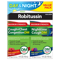 Robitussin Day & Night Cough + Chest Congestion DM Liquid - 2 ct