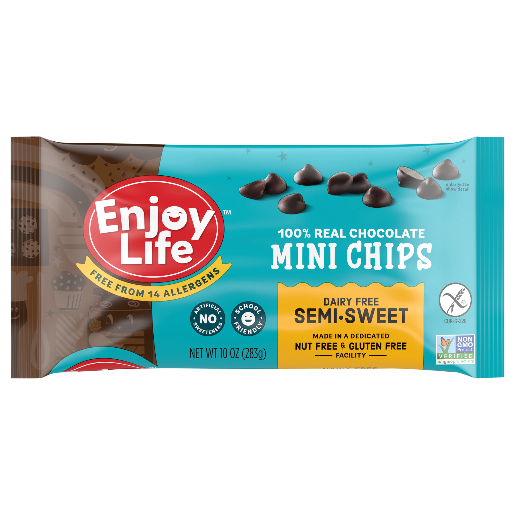 Enjoy Life Enjoy Life Baking Chips Chocolate Semi-Sweet Mini Gluten & Nut Free