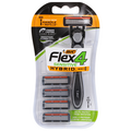 BIC Flex 4 Sensitive Hybrid Razor 1 Handle + 4 Cartridges