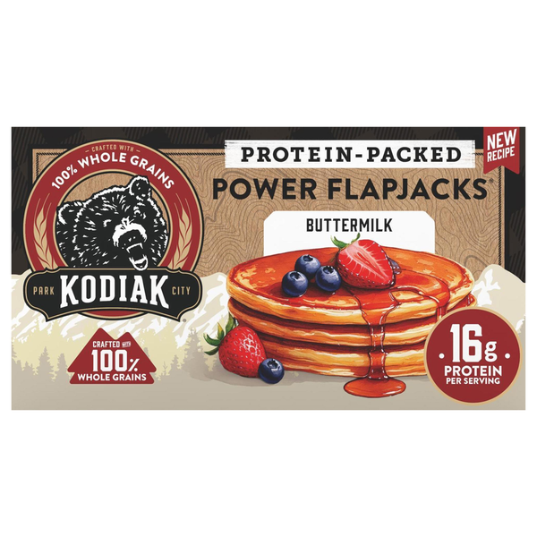 Kodiak Buttermilk Protein Power Flapjacks - 12 ct