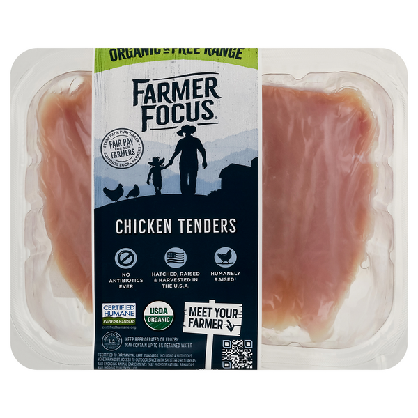 Farmer Focus Organic Free Range Chicken Tenders Fresh