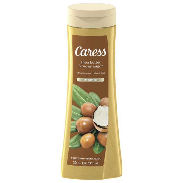 Caress Shea Butter & Brown Sugar Exfoliating Body Wash