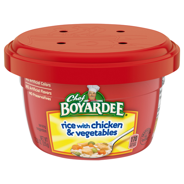 Chef Boyardee Rice with Chicken & Vegetables Microwavable Bowl