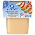 Gerber Mealtime 2nd Baby Food Apple Chicken - 2 ct