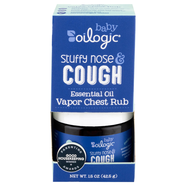 Oilogic Baby Stuffy Nose & Cough Essential Oil Vapor Chest Rub