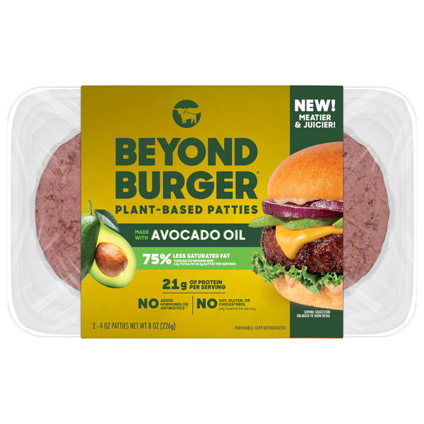 Beyond Plant-Based Vegan Burger Patties - 2 ct