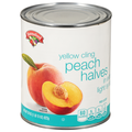 Hannaford Yellow Cling Peach Halves in Extra Light Syrup