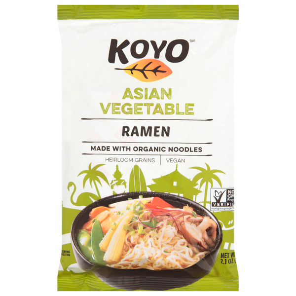 Koyo Vegan Asian Vegetable Ramen Noodles