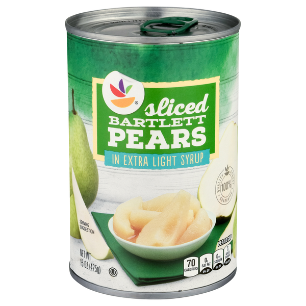 Giant Sliced Pears in Extra Light Syrup