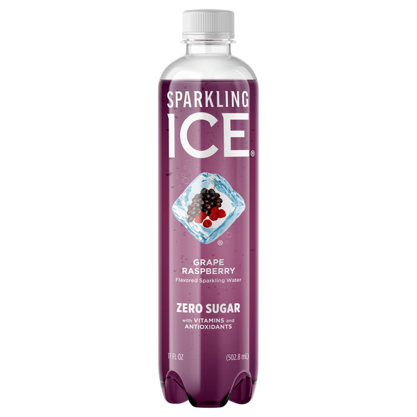 Sparkling Ice Zero Sugar Grape Raspberry Sparkling Water