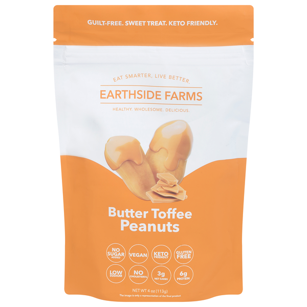 Earthside Farms Gluten Free Vegan Butter Toffee Peanuts