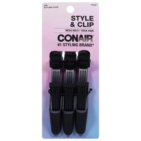 Conair Professional Styling Essentials Mega Hold Clips
