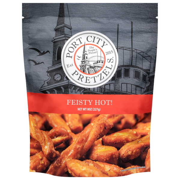 Port City Feisty Hot Flavored Pretzels