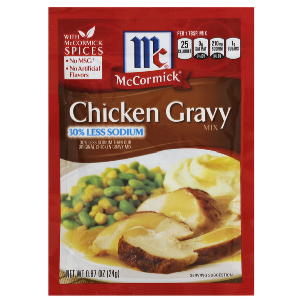 Save On McCormick Gravy Mix Chicken 30 Less Sodium Order Online
