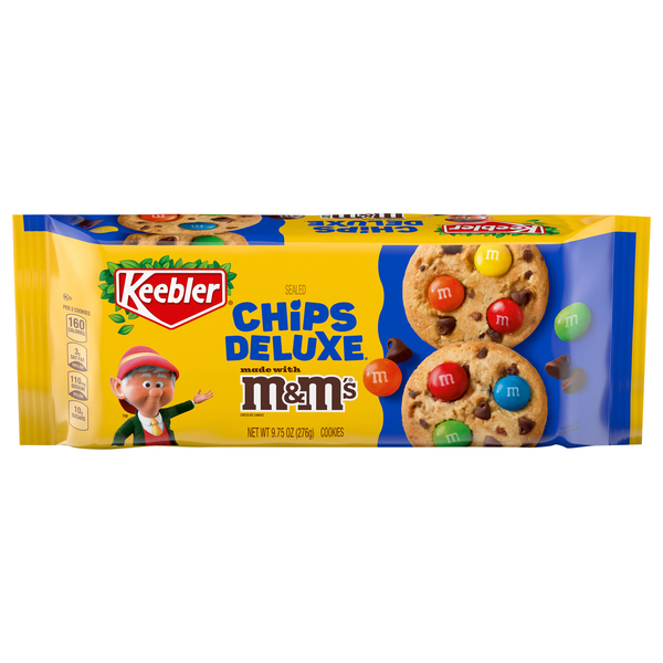 Keebler Chips Deluxe Chocolate Chip Cookies with M&M's