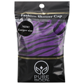 Pure Body Fashion Shower Cap Purple Tiger Print