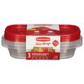 Rubbermaid TakeAlongs Containers & Lids Divided Rectangle