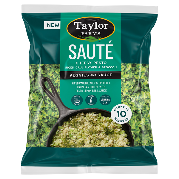 Save on Taylor Farms Cheesy Pesto Riced Cauliflower & Broccoli Saute