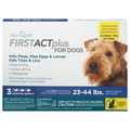 TevraPet FirstAct Plus for Dogs Flea & Ticks Prevention 23-44 lbs - 3 ct