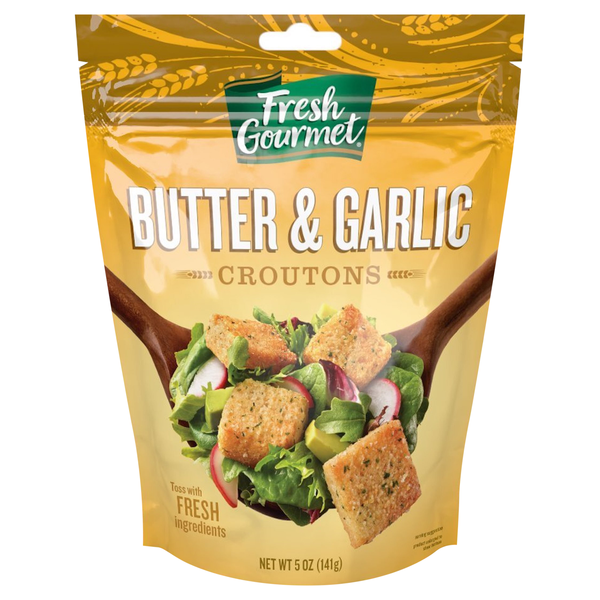 Fresh Gourmet Butter & Garlic Croutons