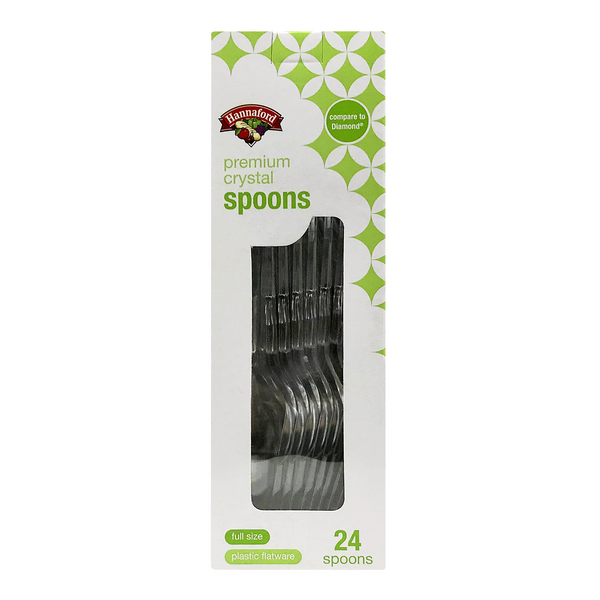Hannaford Premium Crystal Spoons