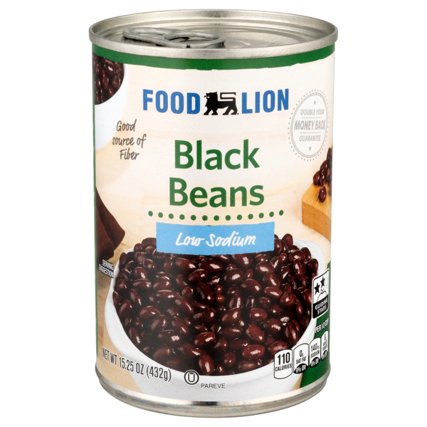 Food Lion Low Sodium Black Beans