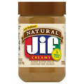 Jif Natural Low Sodium Creamy Peanut Butter Spread