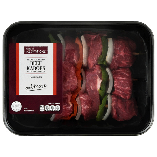 Taste of Inspirations Blade Tenderized Beef Kabobs
