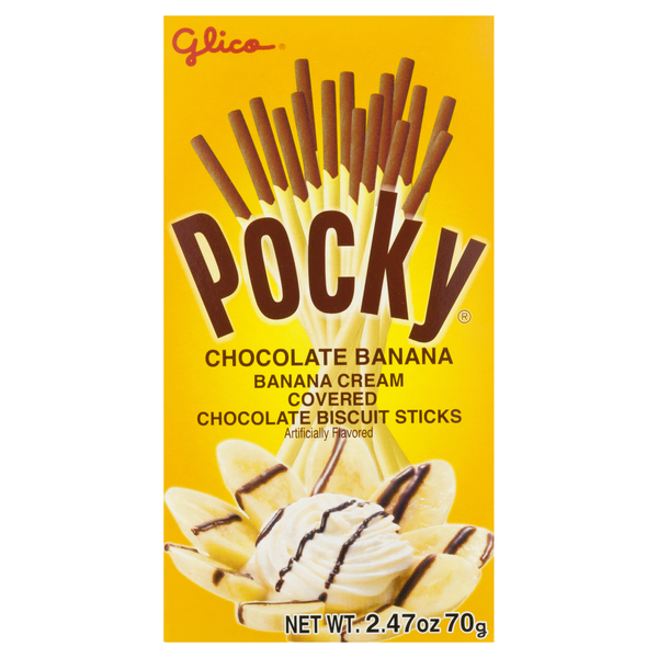 Glico Pocky Biscuit Sticks Chocolate Banana