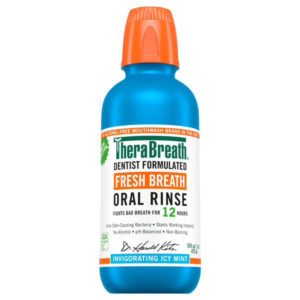 TheraBreath Fresh Breath Invigorating Icy Mint Oral Rinse