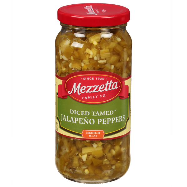 Save on Mezzetta Jalapeno Peppers Diced Tamed Medium Heat Order Online