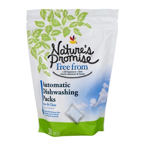 Save on Nature's Promise Free & Clear Automatic Dishwashing Packs Order