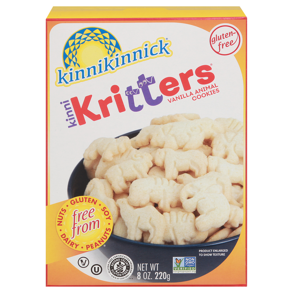 KinniKritters Gluten Free Vanilla Animal Cookies